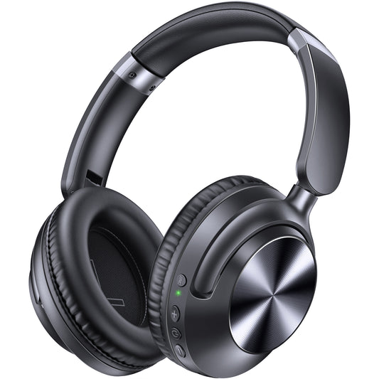 TAGRY H08 Black Headphones Fast Charging for Home and Travel